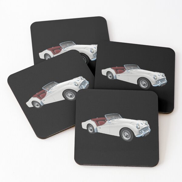 Item preview, Triumph TR3 in white designed and sold by CleopatraLopes.