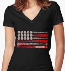 CARTERSVILLE H Women's Fitted V-Neck T-Shirt