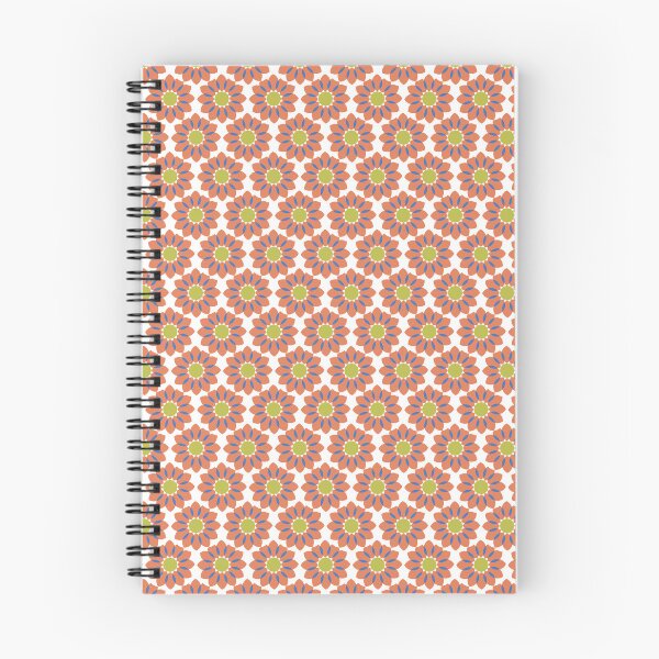 Item preview, Orange and White Retro Geometric Pattern designed and sold by shadowbright.