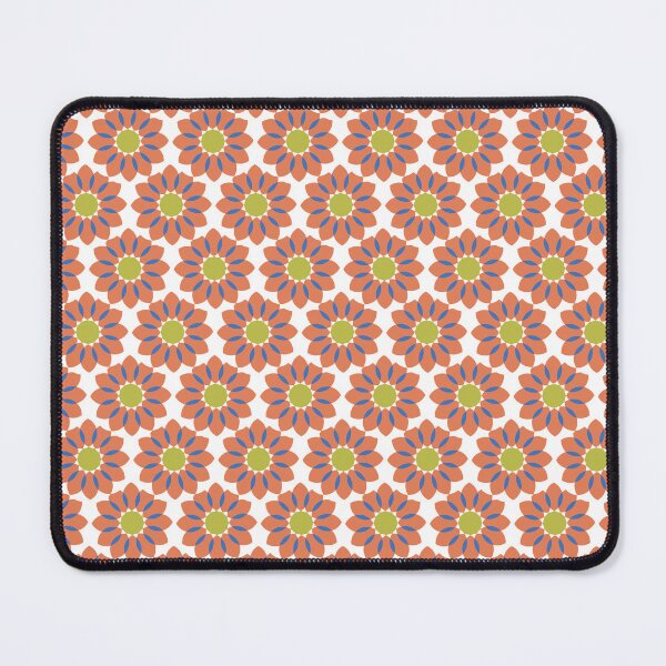 Item preview, Orange and White Retro Geometric Pattern designed and sold by shadowbright.