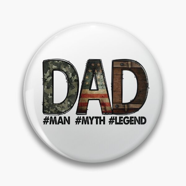 Item preview, Dad Man Myth Legend American Flag Papa Daddy Father's Day designed and sold by tjred01.