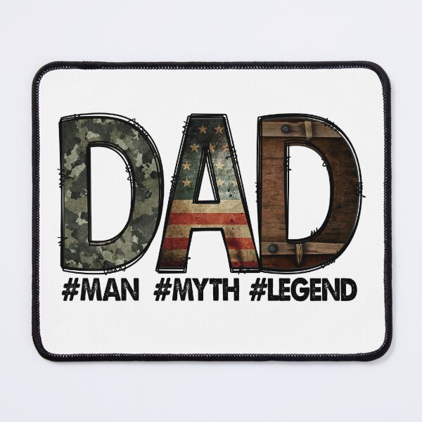 Item preview, Dad Man Myth Legend American Flag Papa Daddy Father's Day designed and sold by tjred01.