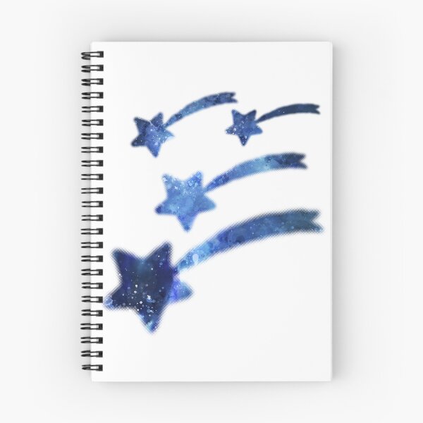 Aperçu de l'œuvre Meteor Shower - Deep Blue Patterns for T-shirts, stickers and other accessories créée et vendue par Celestial Reach.
