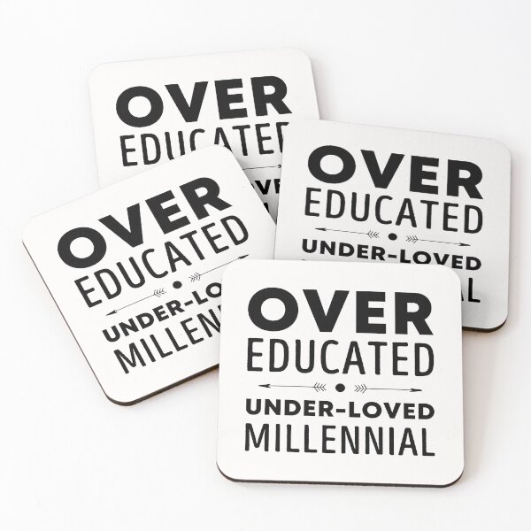 Item preview, Over Educated Under Loved designed and sold by vincedusty.