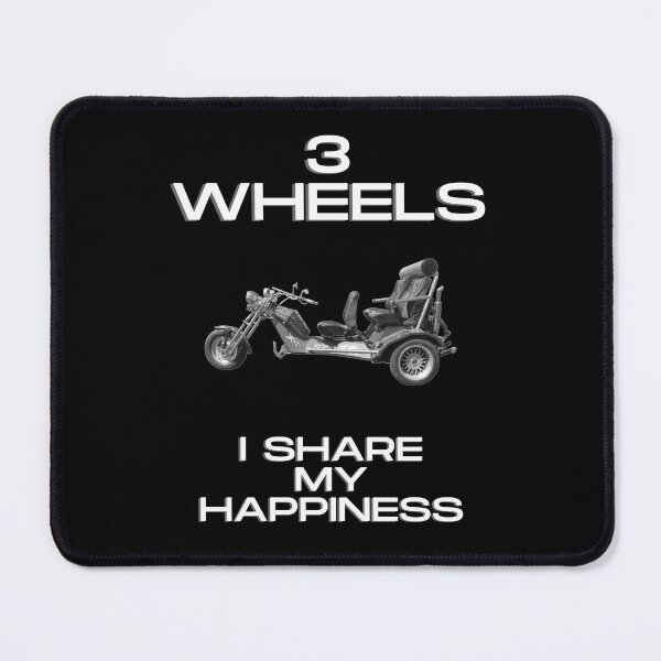 Item preview, Trike design, trike T-shirt, 3wheels share happiness designed and sold by MayaAndNora.