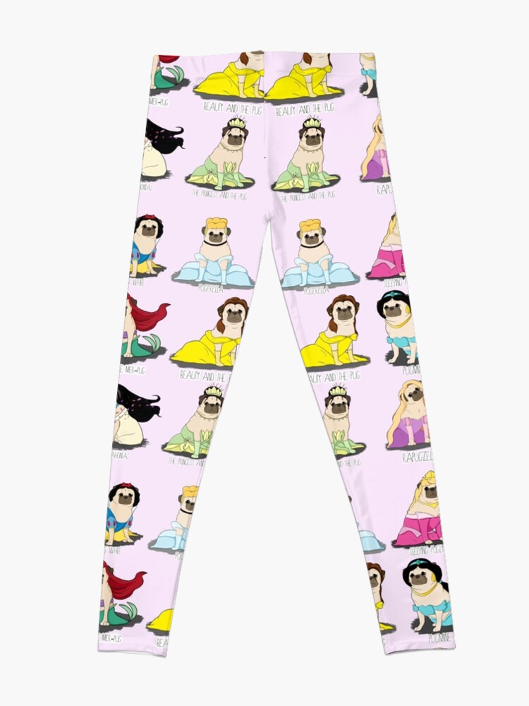 Alternate view of Pug Princesses Leggings