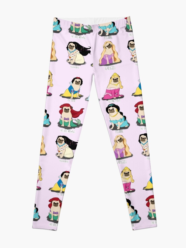 Alternate view of Pug Princesses Leggings