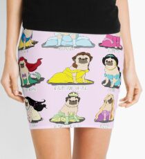 Pug Princesses Mini Skirt