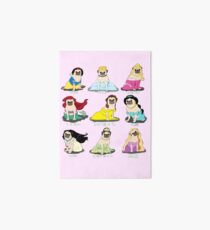 Pug Princesses Art Board