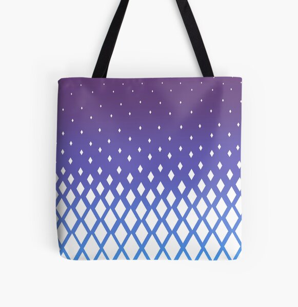 Diamond Scale with Midnight Blue Sky All Over Print Tote Bag