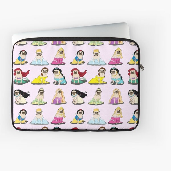 Pug Princesses Version 2 Laptop Sleeve