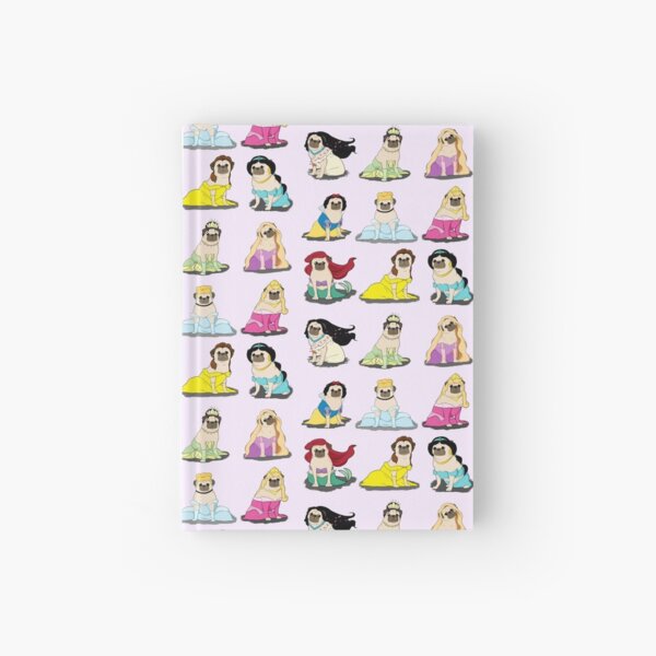 Pug Princesses Version 2 Hardcover Journal