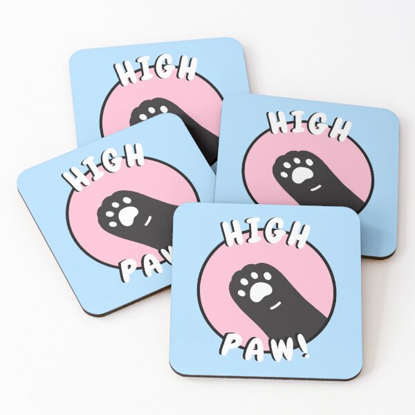 Item preview, High Paw with Cute Black Cat Paw  designed and sold by quinellie.