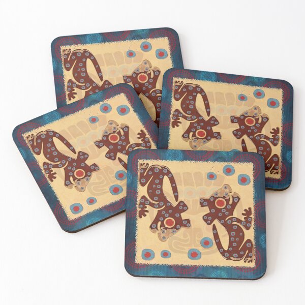 Item preview, Mayan Baby Jaguar Folk Art Textile designed and sold by bohemianbound.