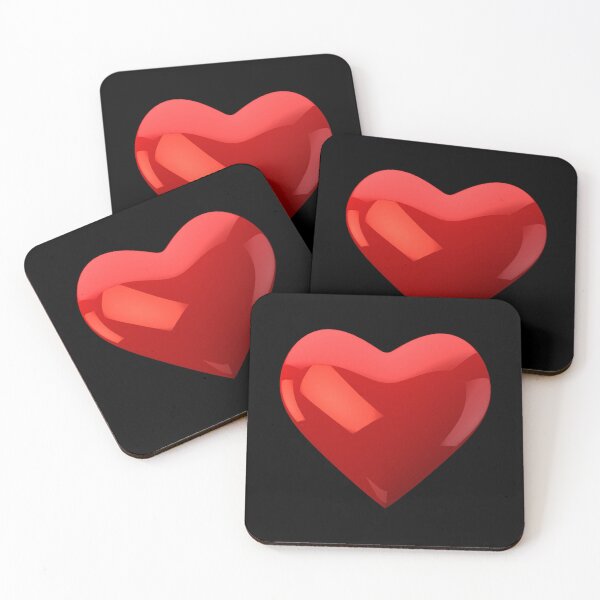 Item preview, Red Crystal Heart designed and sold by 3Dimension.