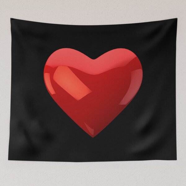 Item preview, Red Crystal Heart designed and sold by 3Dimension.