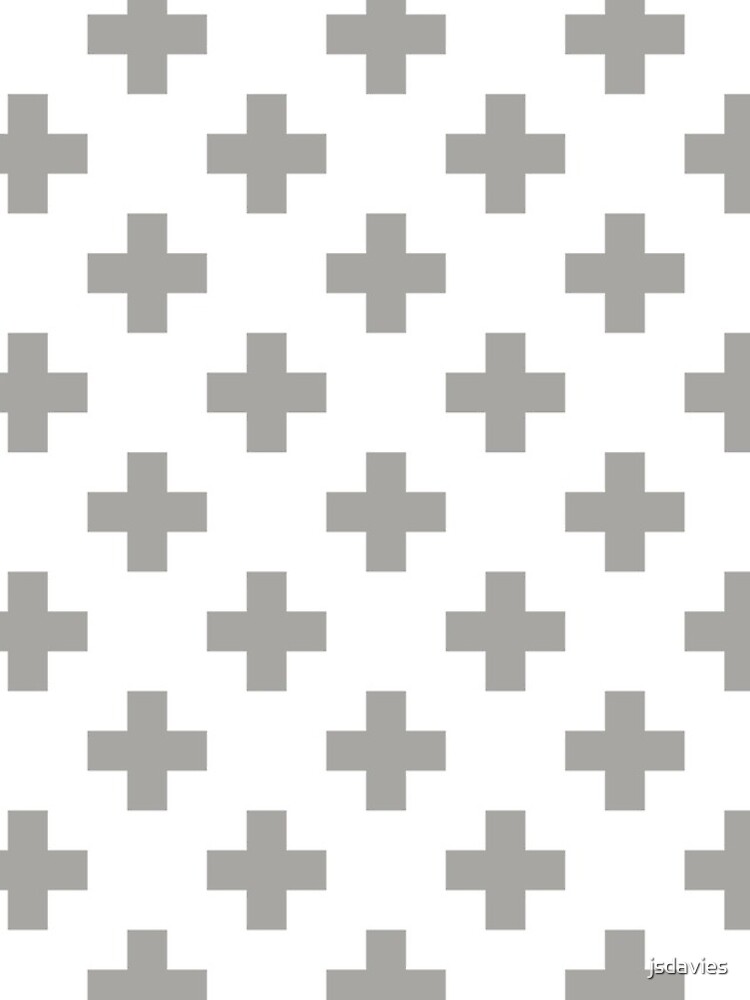 Thumbnail 4 of 4, iPhone Case, Grey Plus Sign Pattern (Reverse) designed and sold by MilitaryCandA.