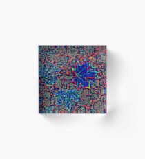 Leaf pattern. Acrylic Block