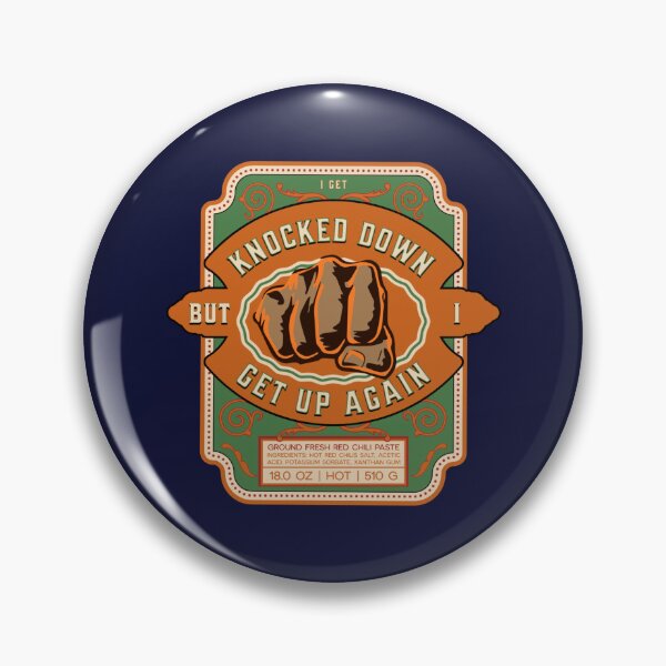 Item preview, i get knocked down but i get up again designed and sold by javakufi88.