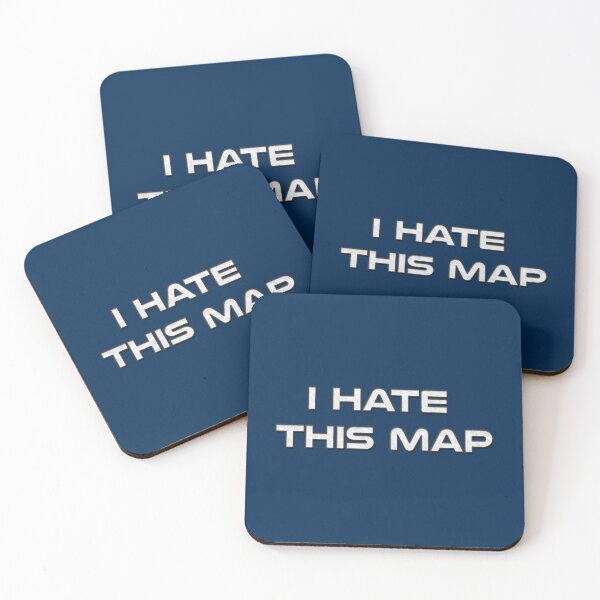 Item preview, I hate this map   designed and sold by VMiranda-Store.