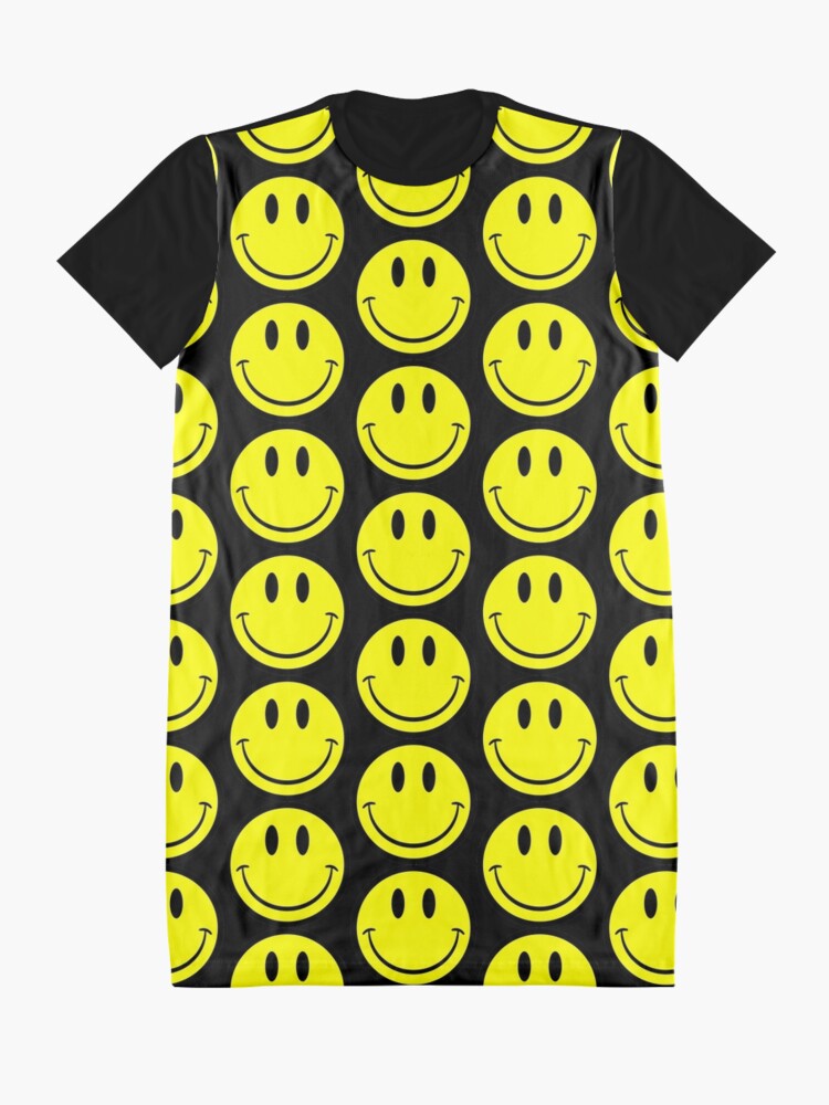 Alternate view of NDVH Smiley Graphic T-Shirt Dress