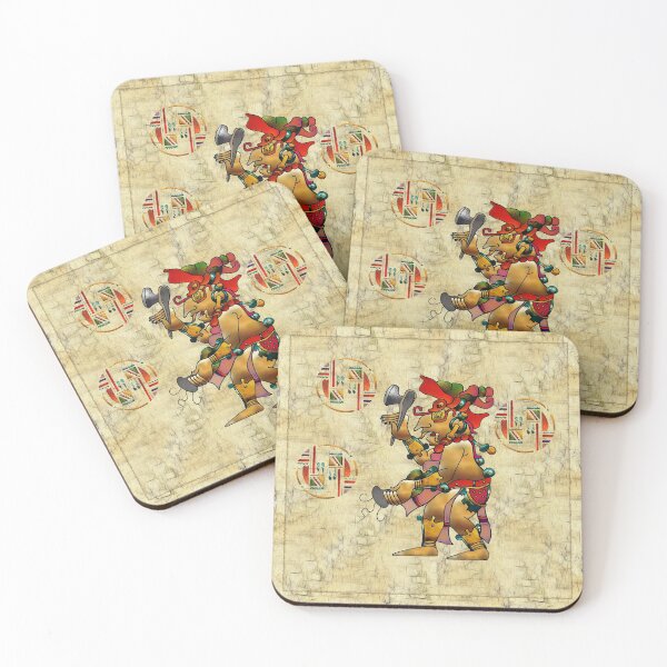 Item preview, Tribal God War Dance Folk Art designed and sold by bohemianbound.