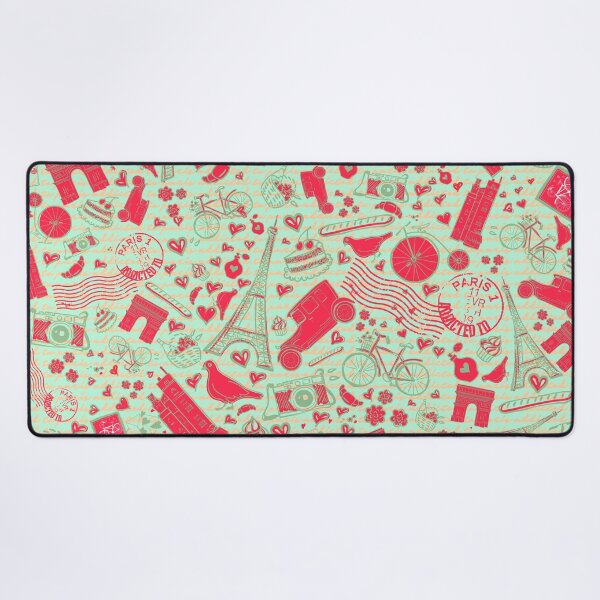 Item preview, STYLISH PARIS ADDICTION CUTE PARIS CITY THEME DOODLE SEAMLESS PATTERN designed and sold by zenturtlemerch.