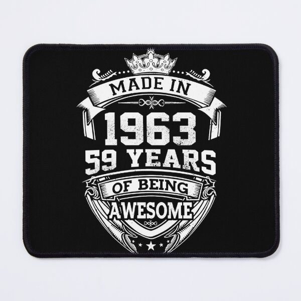 Item preview, Made In 1963 Limited Edition 59 Years Of Being Awesome Classic Birthday designed and sold by AraJordeStore.
