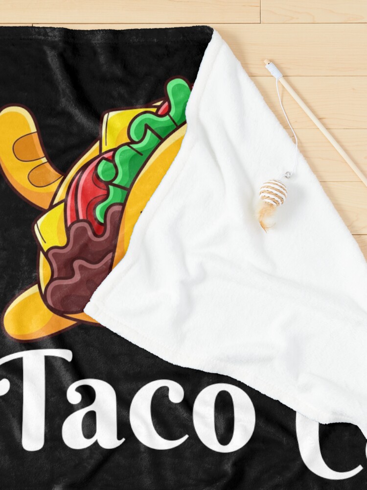 Alternate view of Cute Cat - Taco Cat - Funny Cat Pet Blanket