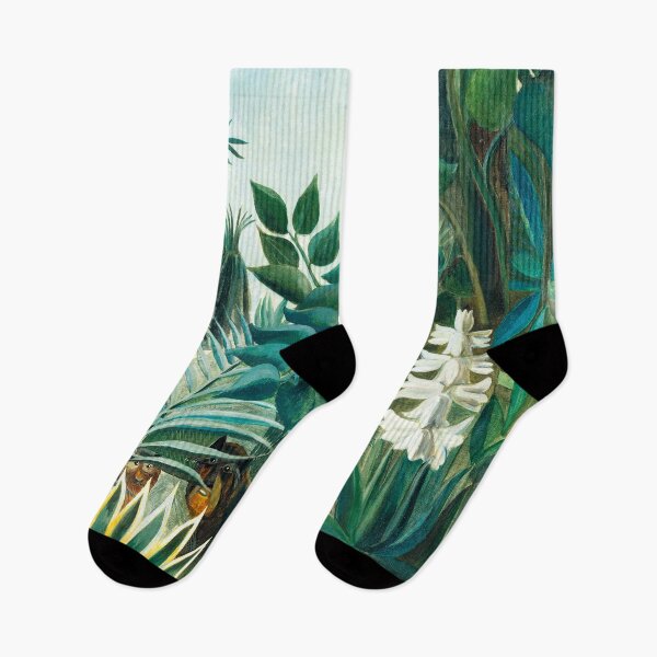 Item preview, Henri Rousseau's famous painting of The Equatorial Jungle from1909 designed and sold by fivo.