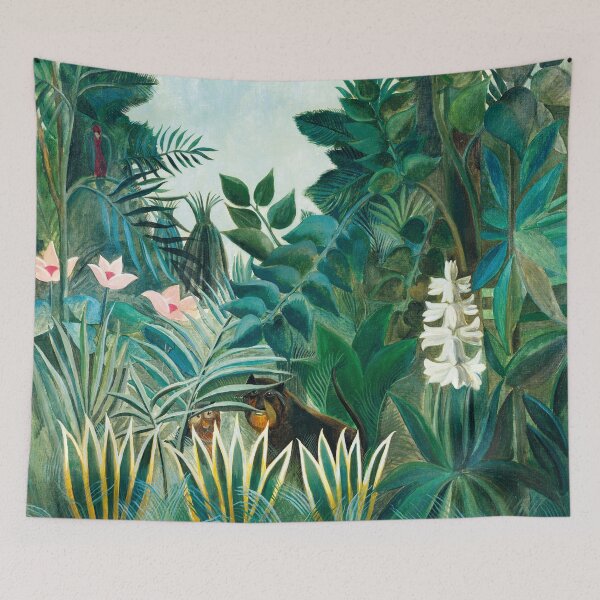Item preview, Henri Rousseau's famous painting of The Equatorial Jungle from1909 designed and sold by fivo.