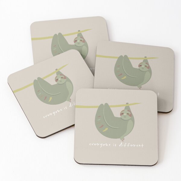 Item preview, everyone is different_sloth_c1 designed and sold by Mimi Huang.