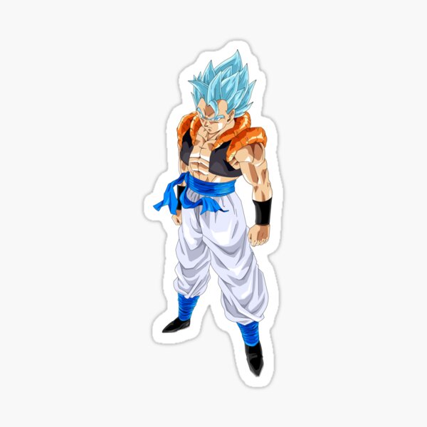 Goku SSJ Blue - Full Body Sticker by Quinjao