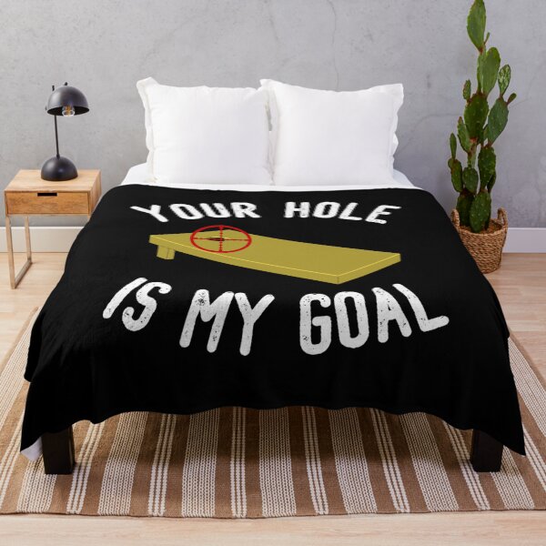 Item preview, Your Hole Is My Goal Funny Cornhole designed and sold by JG0024.