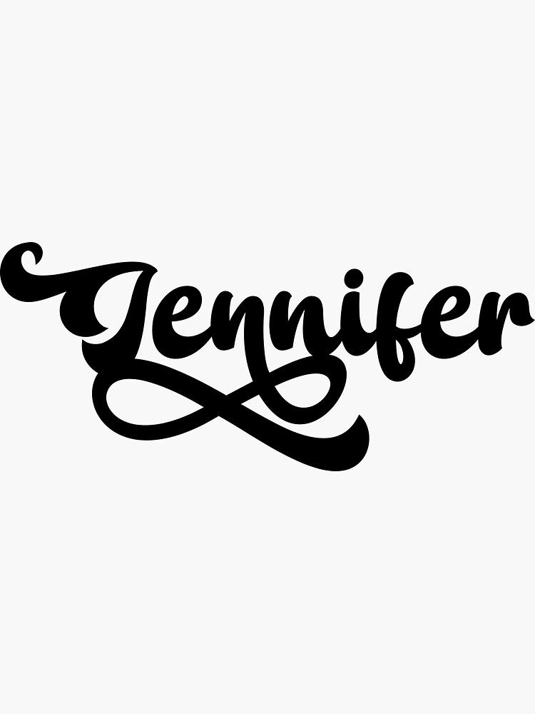 Jennifer Name Jennifer Calligraphy T For Jennifer Custom T