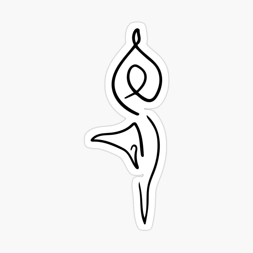 Girl Doing Yoga PNG Transparent, Girl Doing Yoga Line Art, Yoga Drawing, Yoga  Sketch, Lineart PNG Image For Free Download