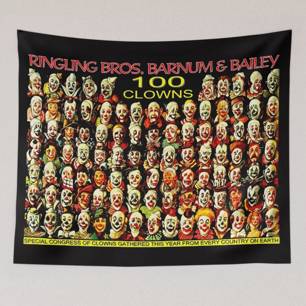 Item preview, RINGLING BROS, BARNUM & BAILEY: Vintage Clown Print designed and sold by posterbobs.