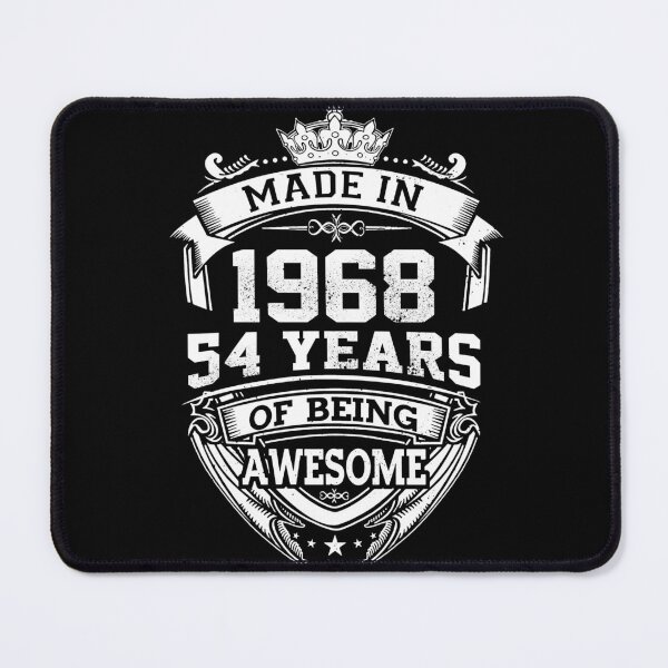 Item preview, Made In 1968 Limited Edition 54 Years Of Being Awesome Classic Birthday designed and sold by AraJordeStore.