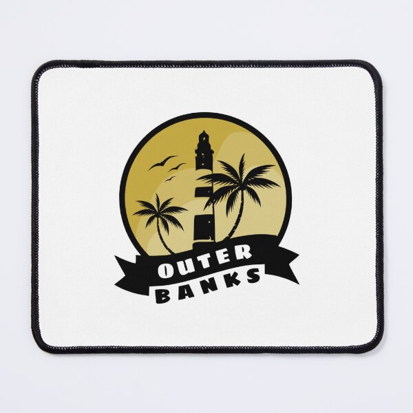 Artikelvorschau, Leuchtturm am Palm Tree Beach Outer Banks OBX entworfen und verkauft von SergeNyuiadzi.
