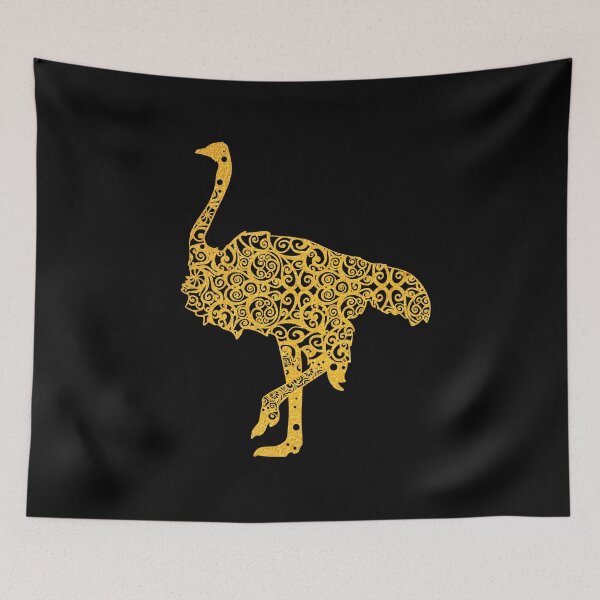 Item preview, Ostrich bouquet ostrich papercut mandala art designed and sold by hign.