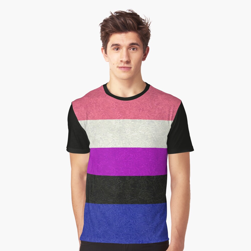 Gender Fluid Flag T Shirt For Sale By Liveloudgraphic Redbubble