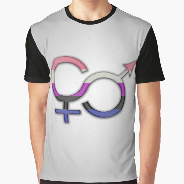 Gender Fluid Symbol T Shirt By Liveloudgraphic Redbubble