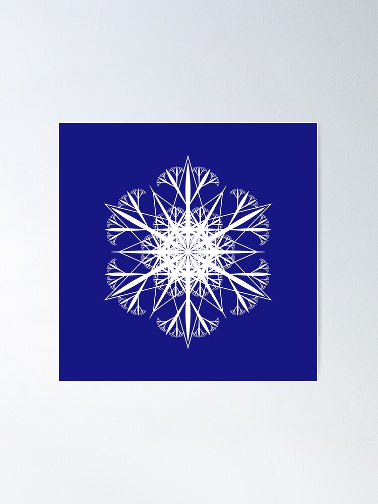 Alternate view of NDVH Snowflake Poster