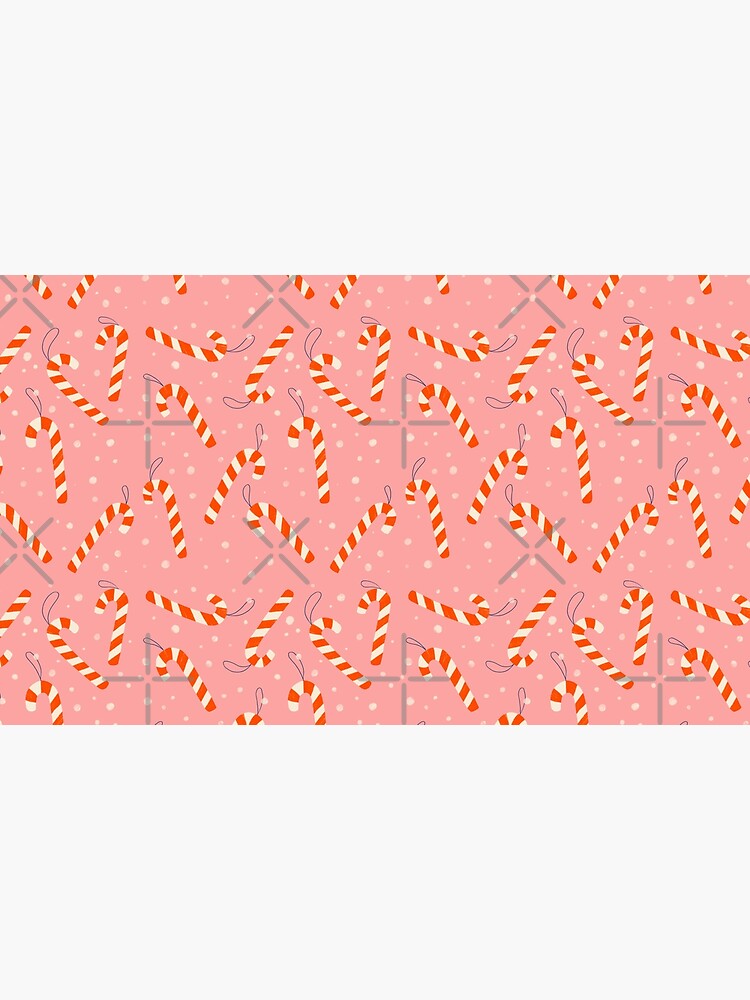 Candy cane pattern, pink and red by GabiToma
