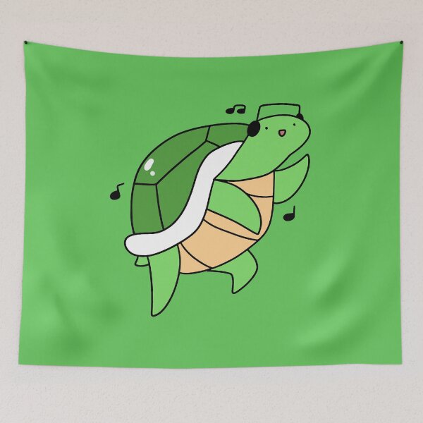 Item preview, Dancing Headphones Turtle  designed and sold by SaradaBoru.