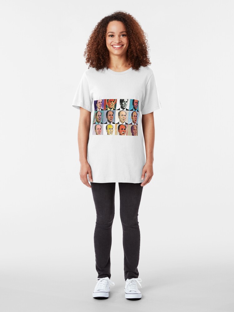 Alternate view of John Daker - Multicolour FanPop Slim Fit T-Shirt