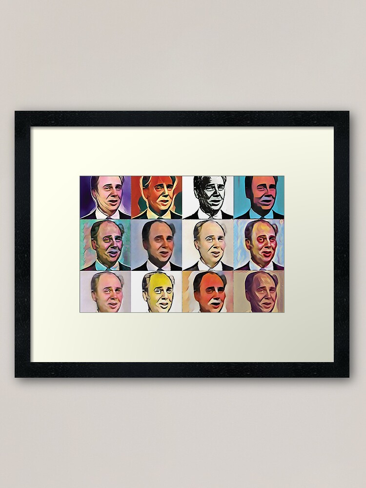 Alternate view of John Daker - Multicolour FanPop Framed Art Print