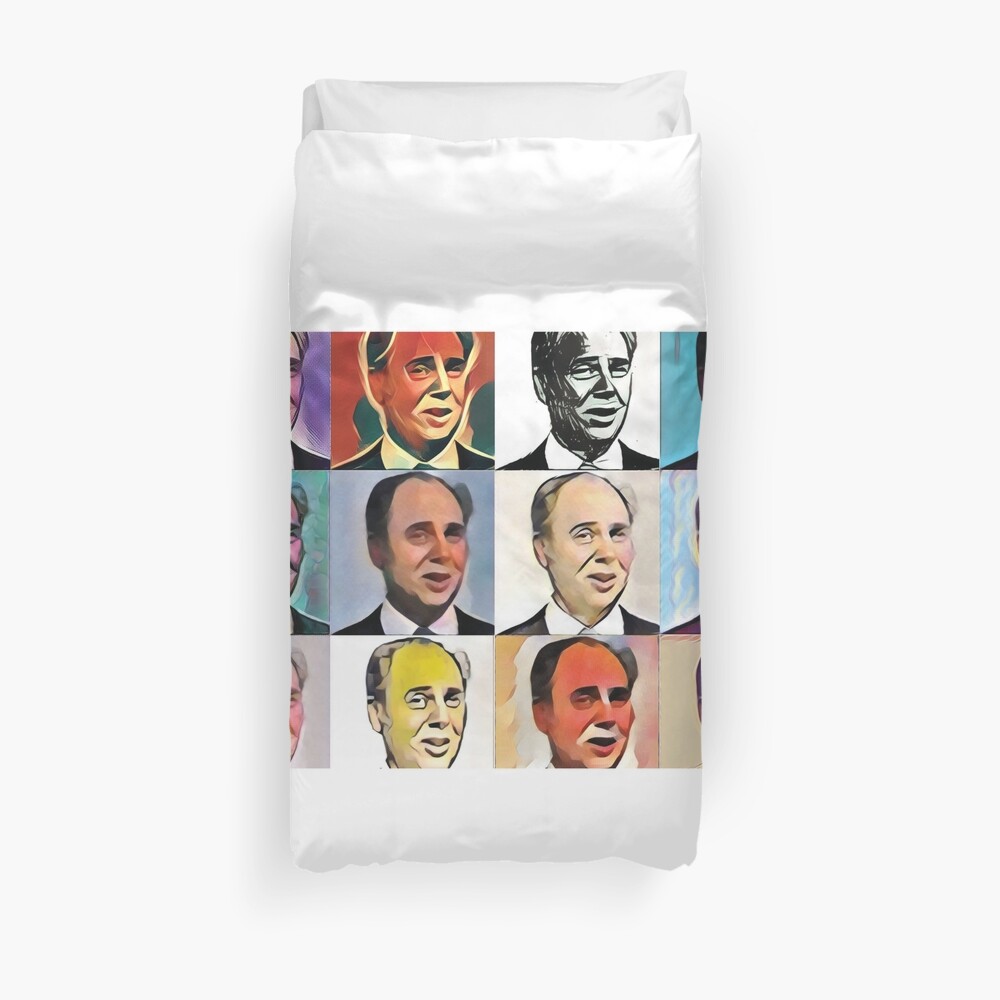 John Daker - Multicolour FanPop Duvet Cover