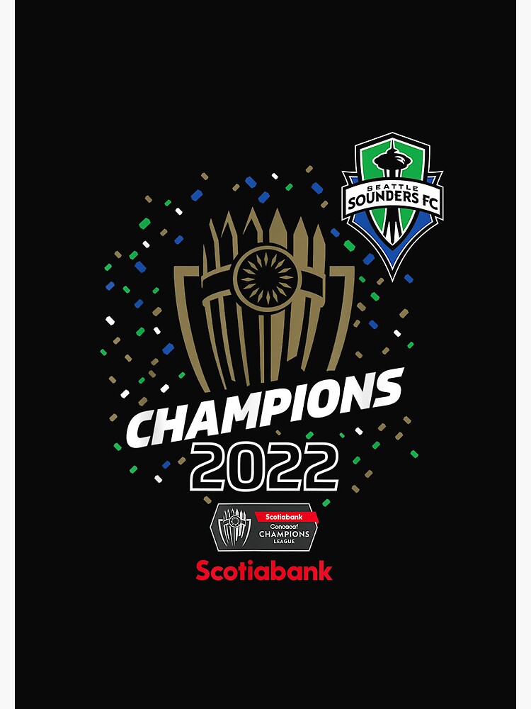  Seattle Sounders - Champions 2022 Concacaf Champions League T- Shirt : Clothing, Shoes & Jewelry