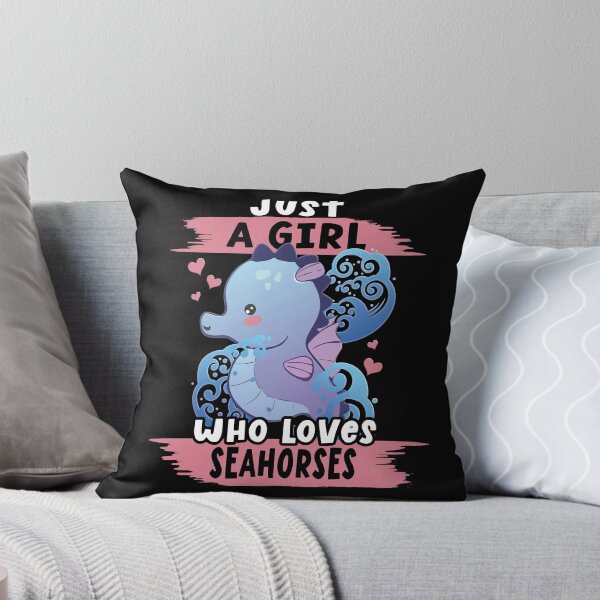 Item preview, Just A Girl Who Loves Seahorses designed and sold by samah82.